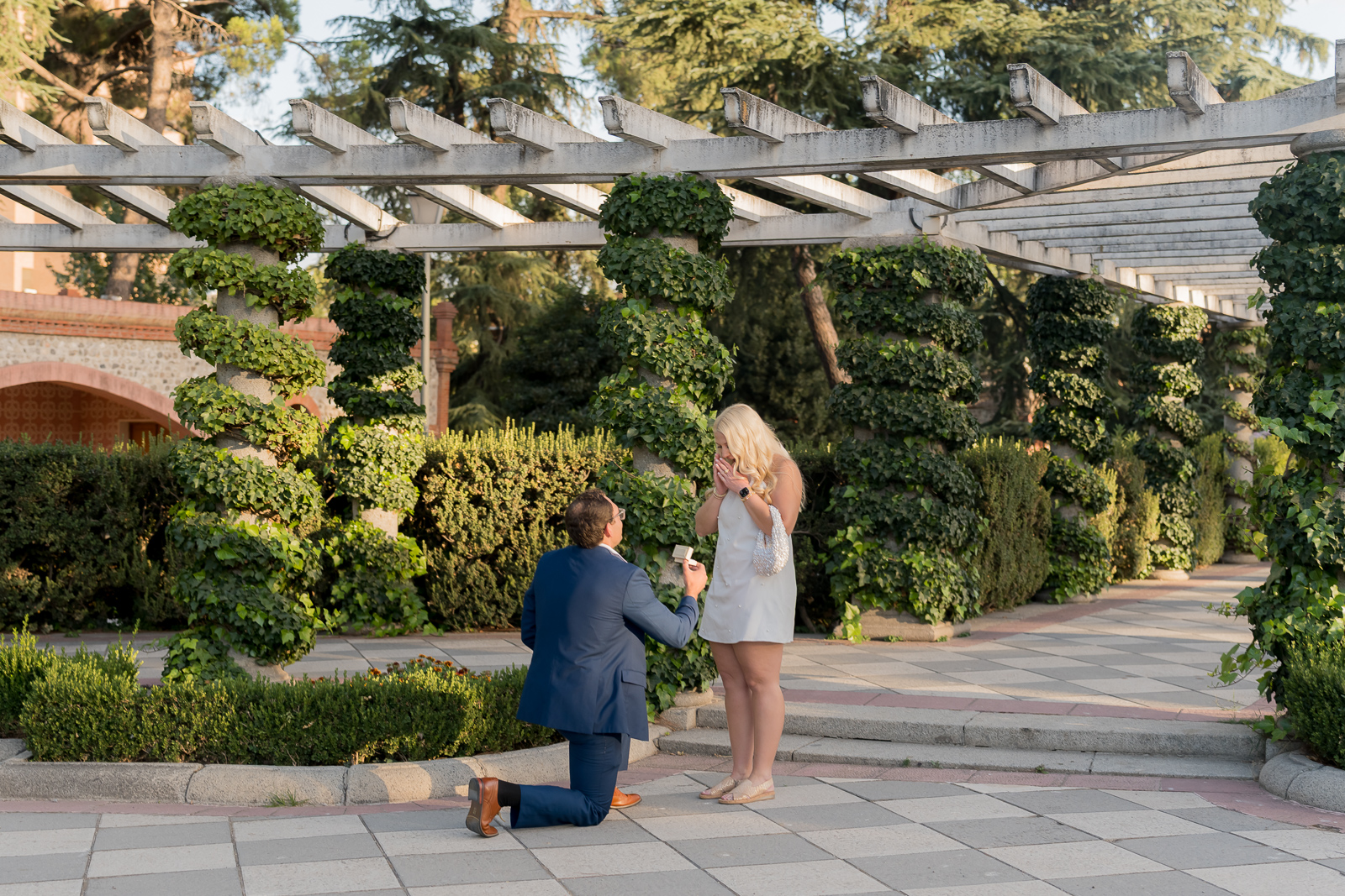 Campo del Moro proposal Madrid royal gardens photographer